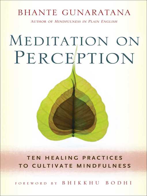 Title details for Meditation on Perception by Henepola Gunaratana - Wait list
